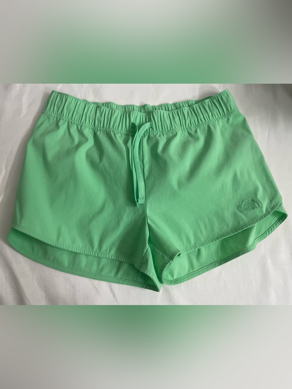 The North Face Women's Mint Green Athletic Drawstring Shorts Size M